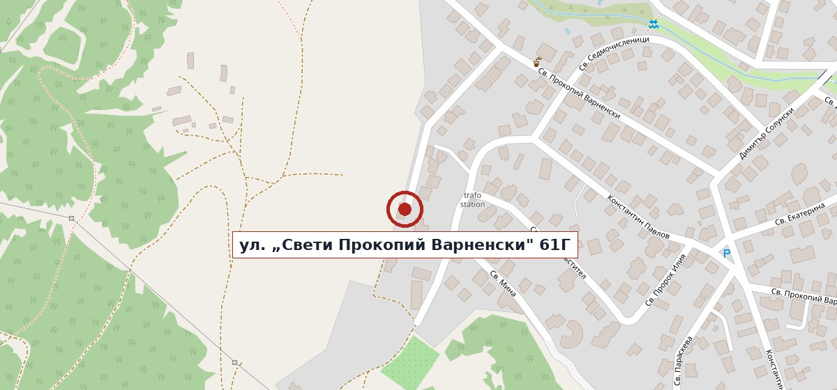 Карта — местоположение на обекта